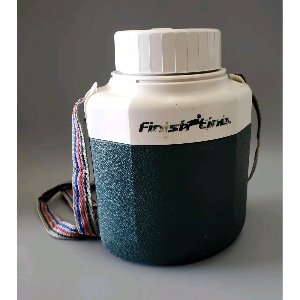 Vintageâ Coleman Thermos/ Water Jug Model # 5517 Adjustable Strap Green